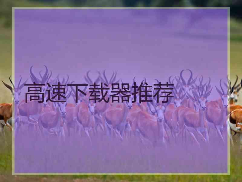 高速下载器推荐