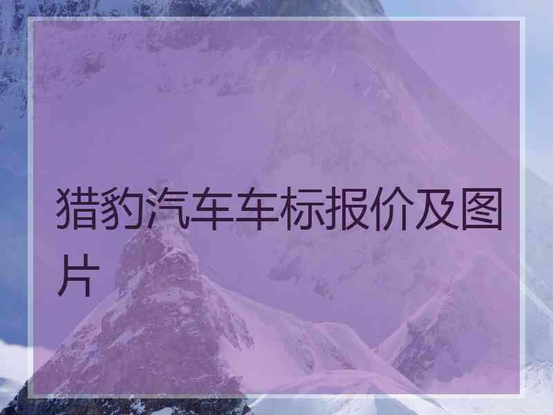 猎豹汽车车标报价及图片