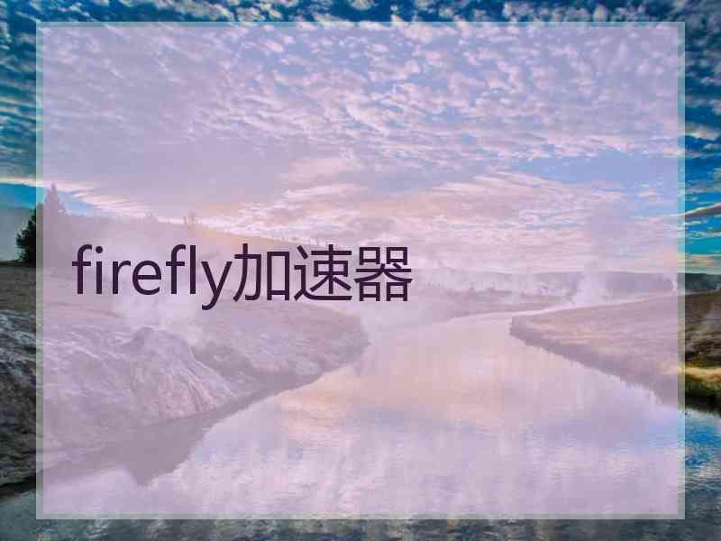 firefly加速器