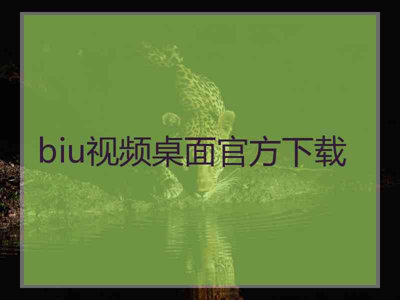biu视频桌面官方下载