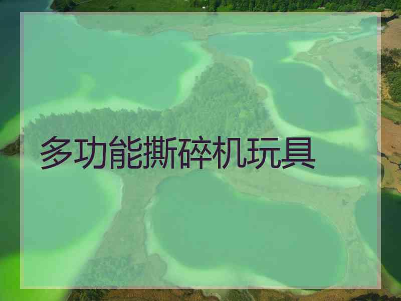 多功能撕碎机玩具