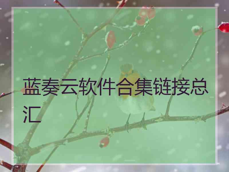 蓝奏云软件合集链接总汇