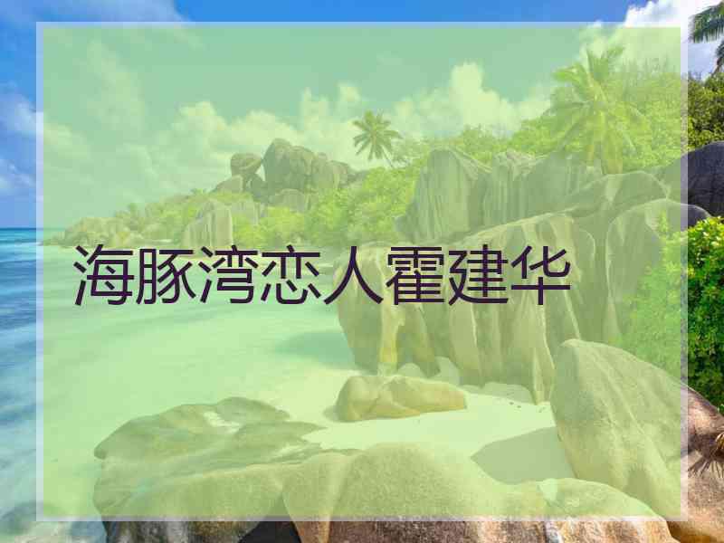 海豚湾恋人霍建华