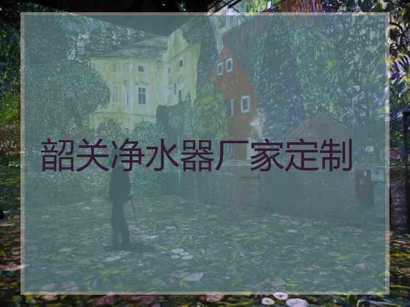韶关净水器厂家定制