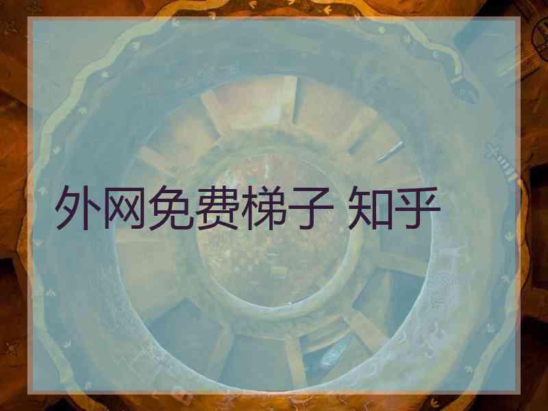 外网免费梯子 知乎