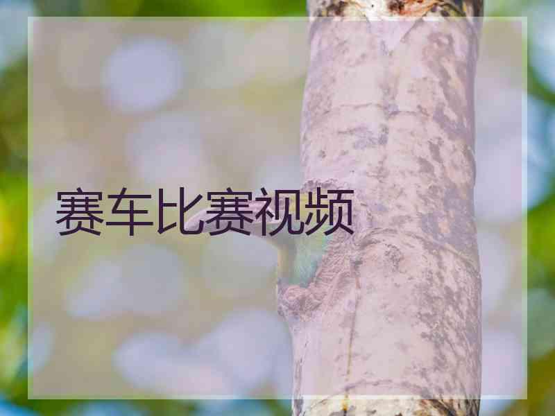 赛车比赛视频