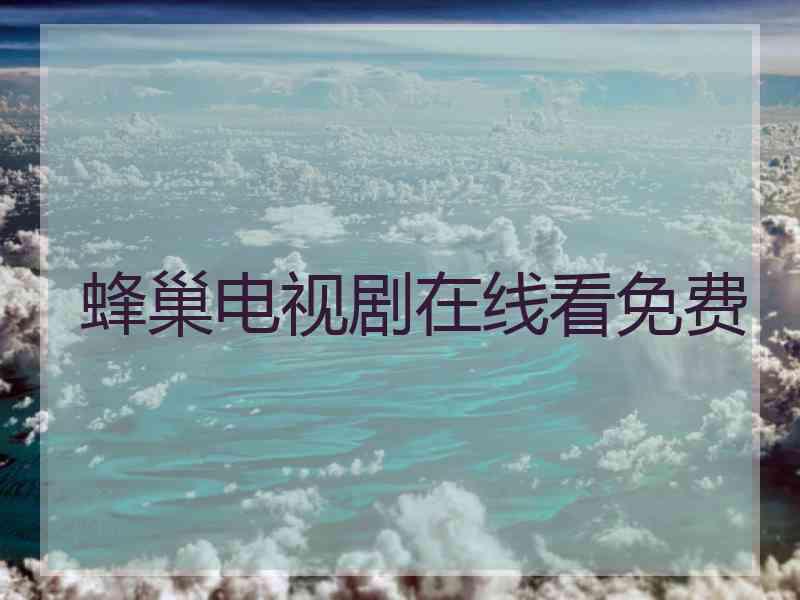 蜂巢电视剧在线看免费