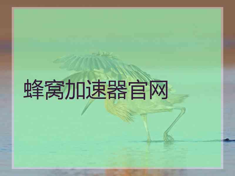 蜂窝加速器官网