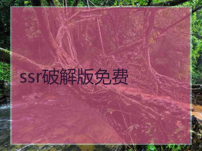 ssr破解版免费