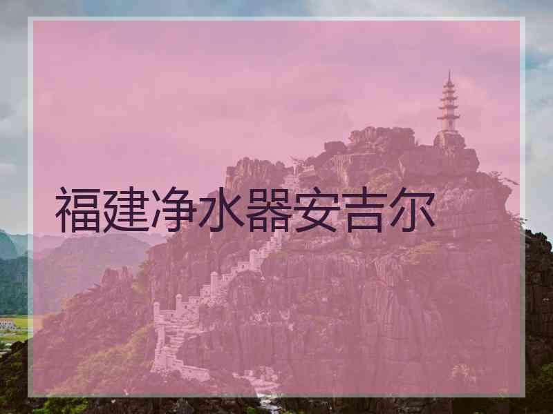 福建净水器安吉尔