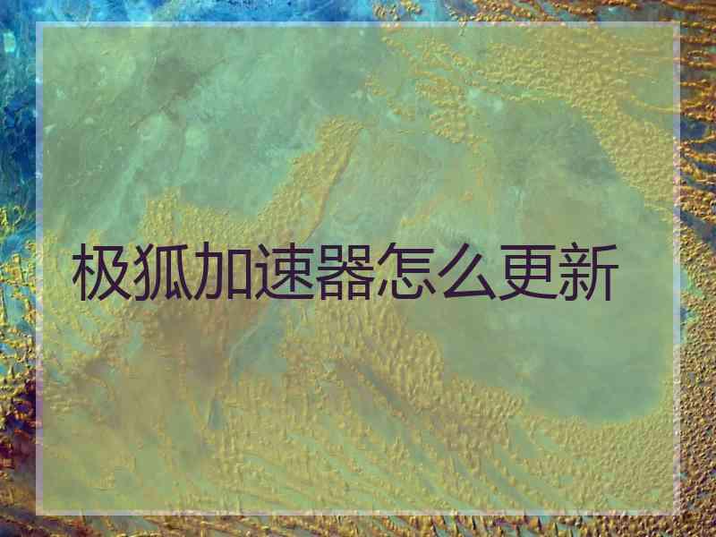极狐加速器怎么更新