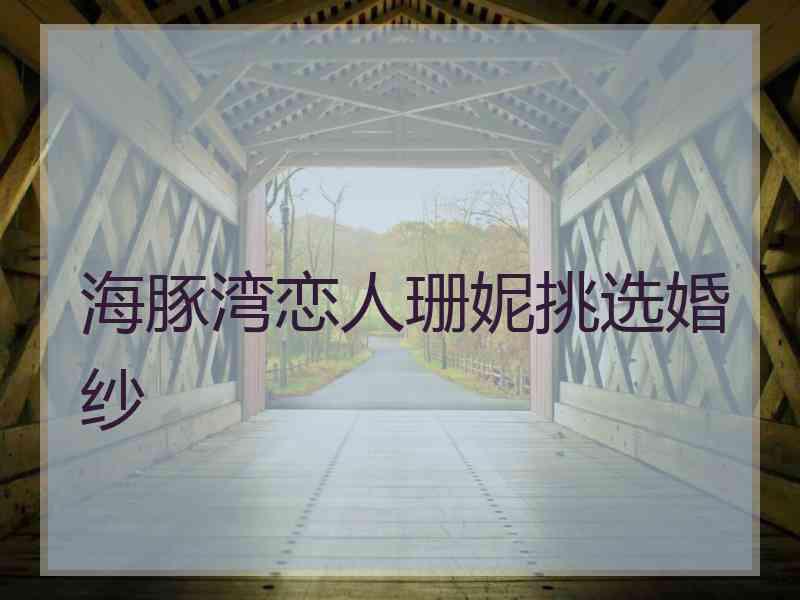 海豚湾恋人珊妮挑选婚纱