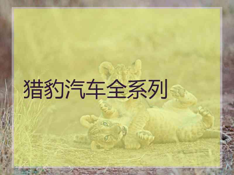 猎豹汽车全系列