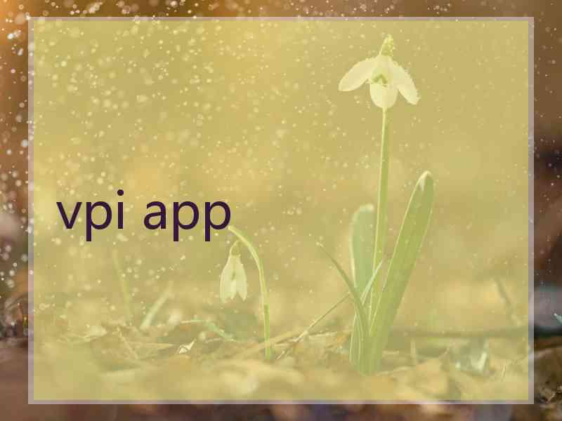 vpi app