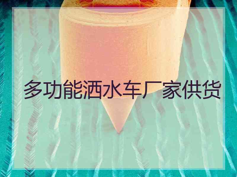 多功能洒水车厂家供货
