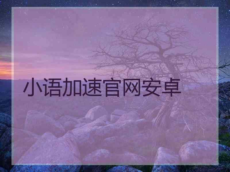 小语加速官网安卓