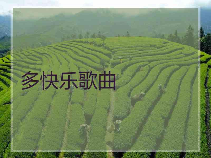 多快乐歌曲