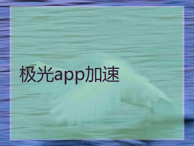 极光app加速