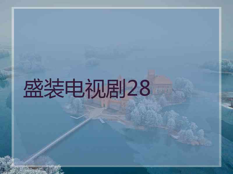 盛装电视剧28