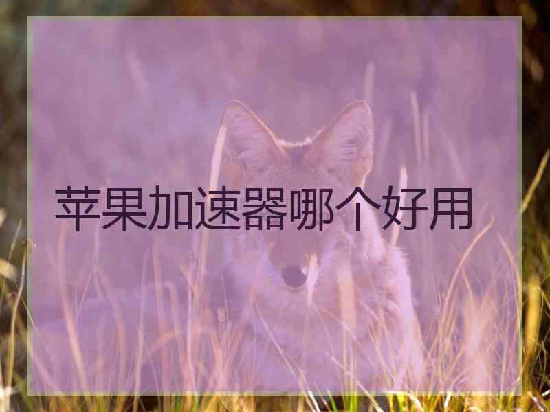 苹果加速器哪个好用