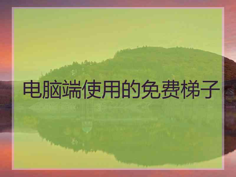 电脑端使用的免费梯子