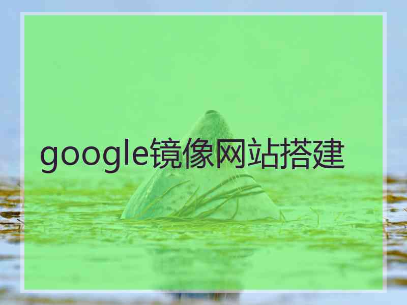 google镜像网站搭建
