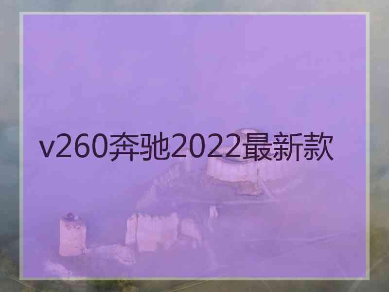 v260奔驰2022最新款
