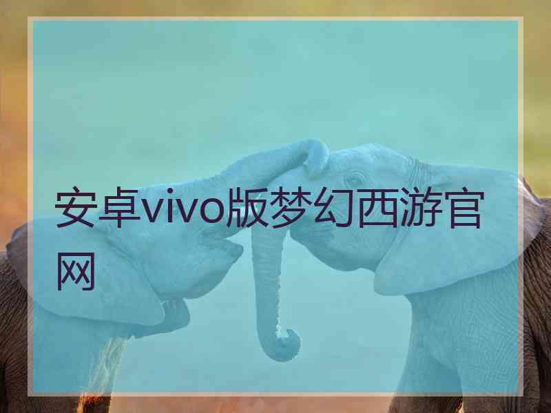 安卓vivo版梦幻西游官网