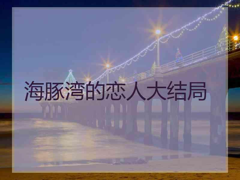 海豚湾的恋人大结局