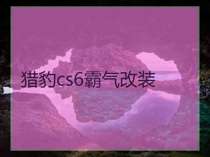 猎豹cs6霸气改装