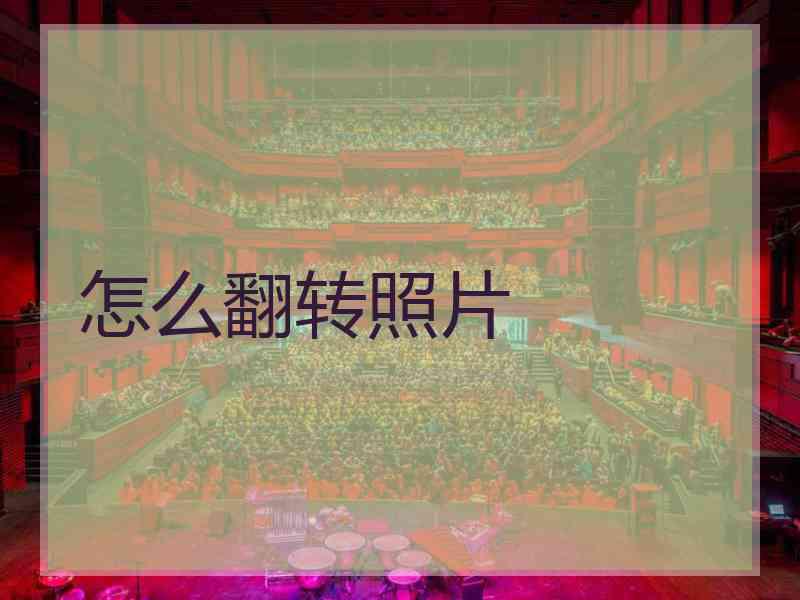 怎么翻转照片