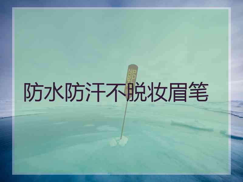 防水防汗不脱妆眉笔