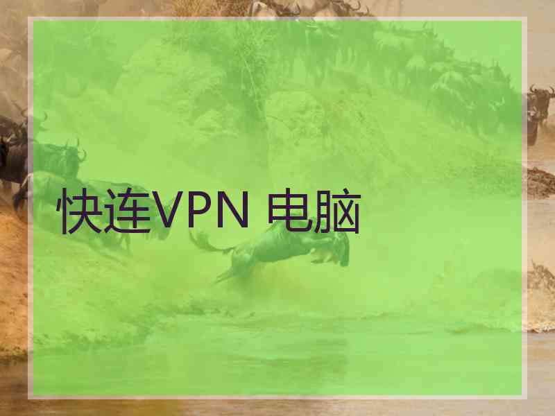 快连VPN 电脑