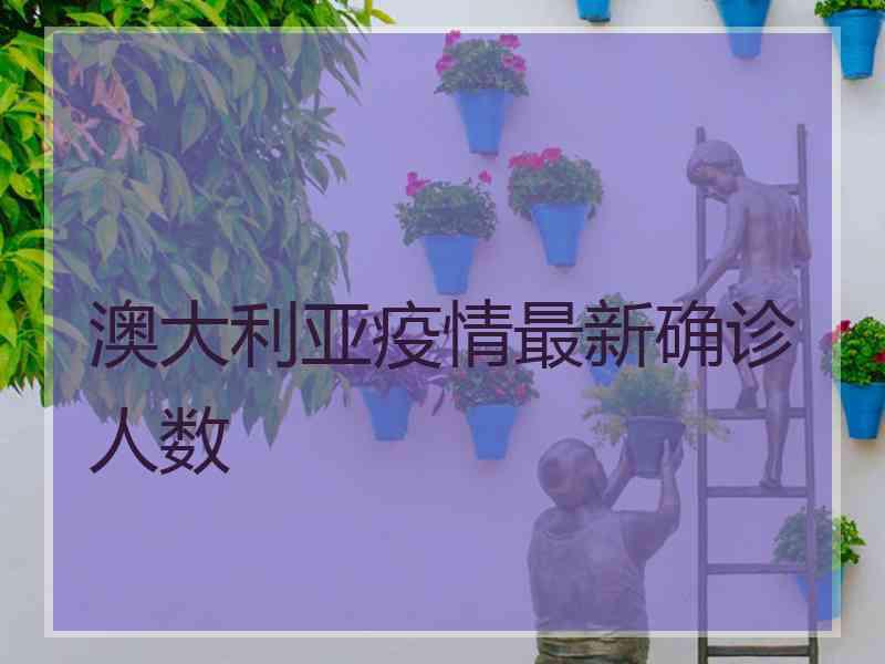 澳大利亚疫情最新确诊人数