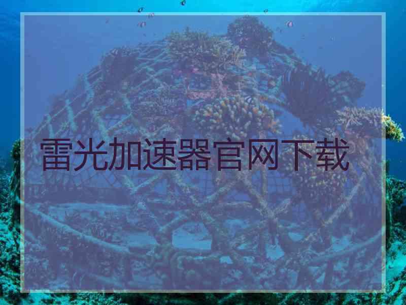 雷光加速器官网下载