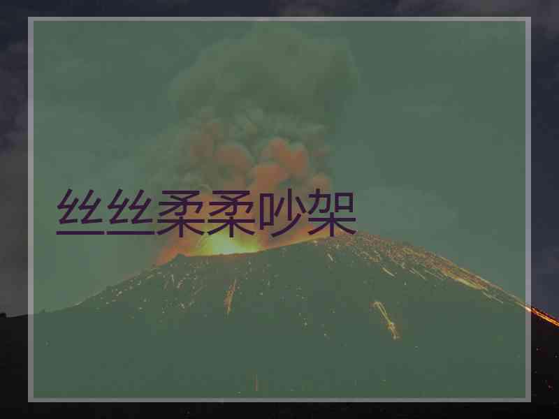 丝丝柔柔吵架