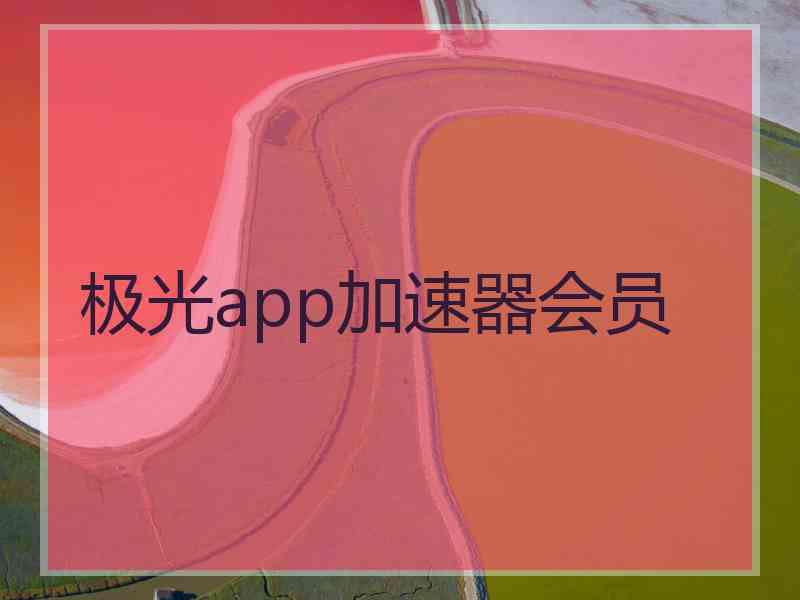 极光app加速器会员