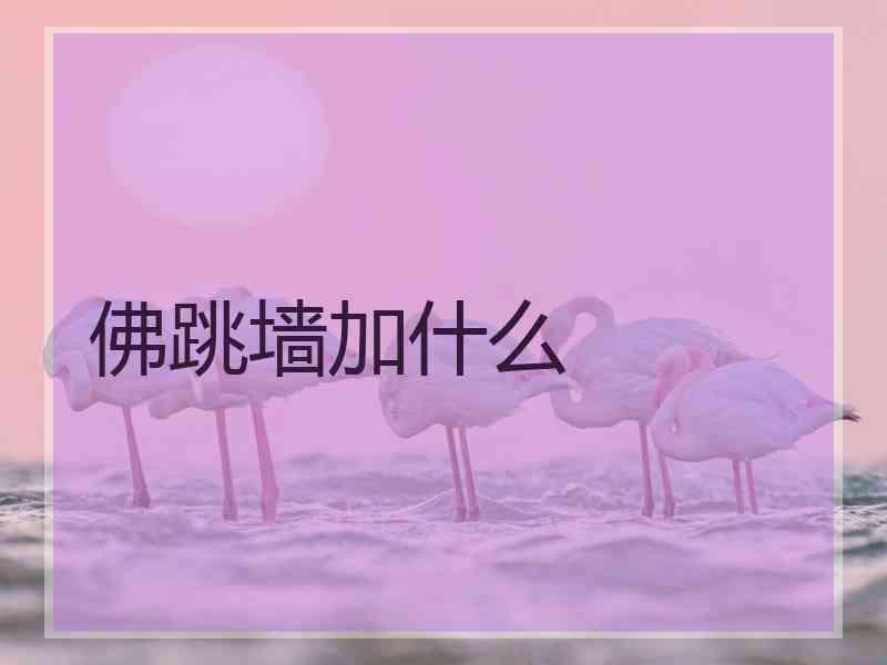 佛跳墙加什么