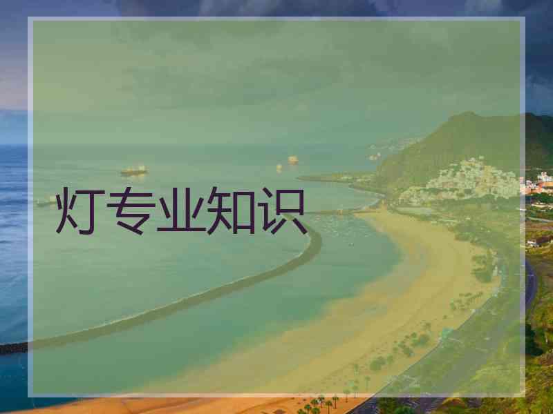 灯专业知识