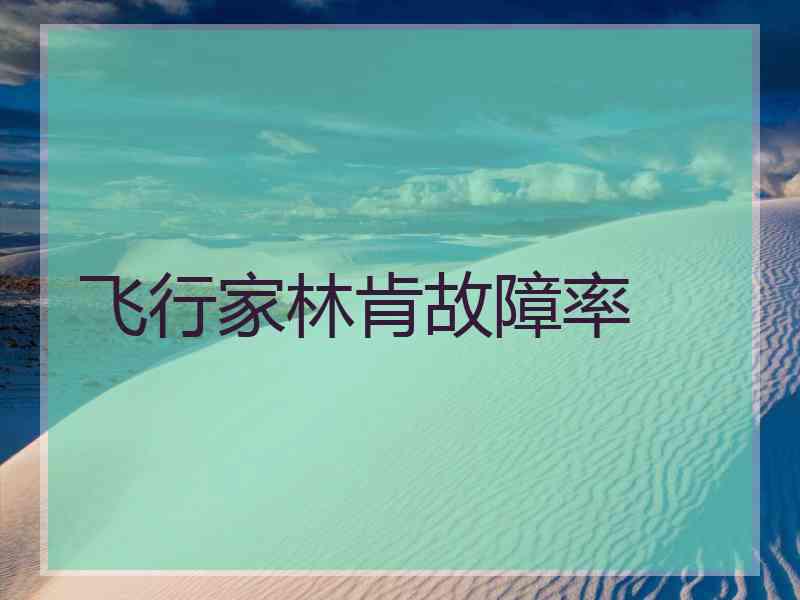 飞行家林肯故障率