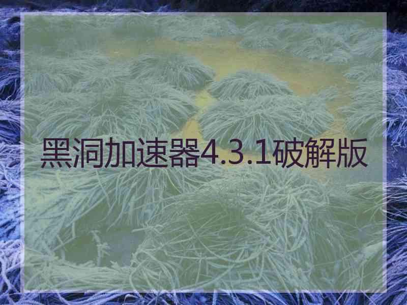 黑洞加速器4.3.1破解版