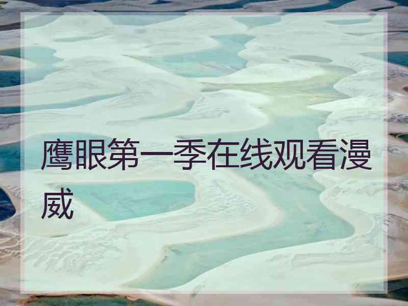 鹰眼第一季在线观看漫威