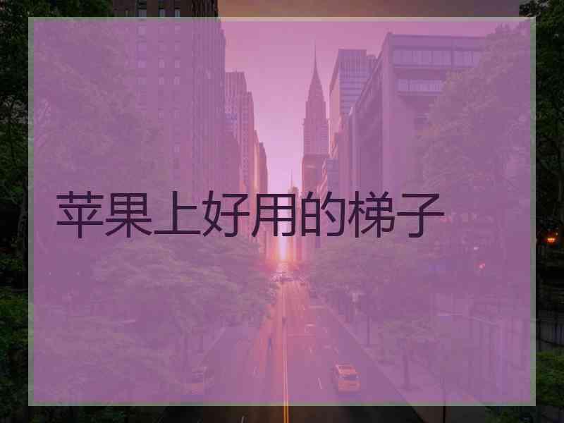 苹果上好用的梯子
