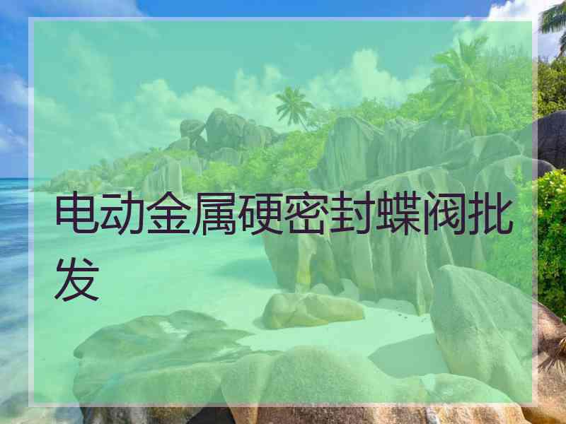 电动金属硬密封蝶阀批发