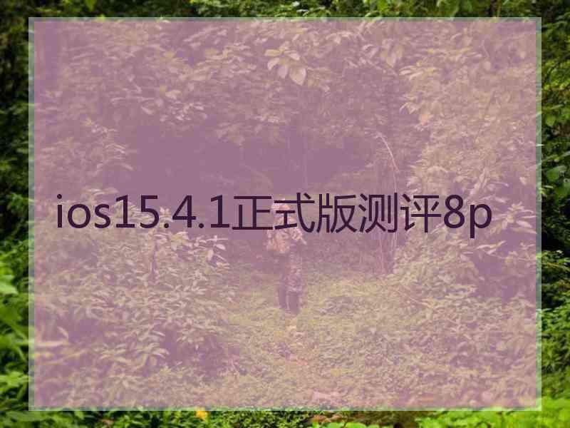 ios15.4.1正式版测评8p