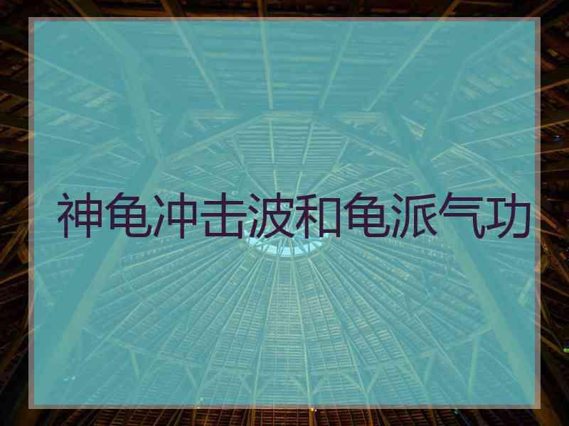 神龟冲击波和龟派气功