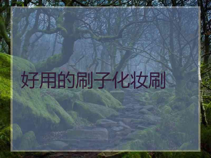 好用的刷子化妆刷