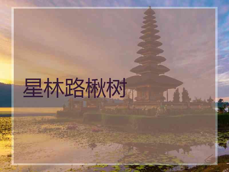 星林路楸树