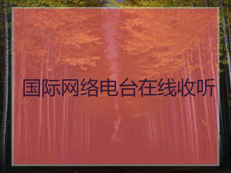 国际网络电台在线收听
