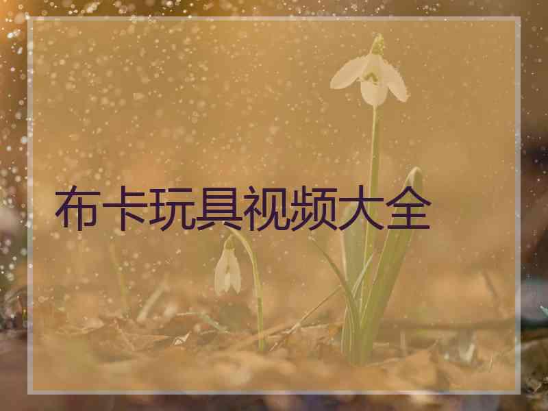 布卡玩具视频大全